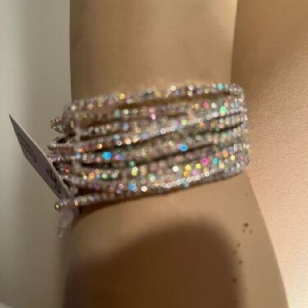 12 Rhinestone Crystal Stretch Bracelets Sophia Collection BLING Paparazzi